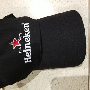 Heineken black adjustable hat like new condition